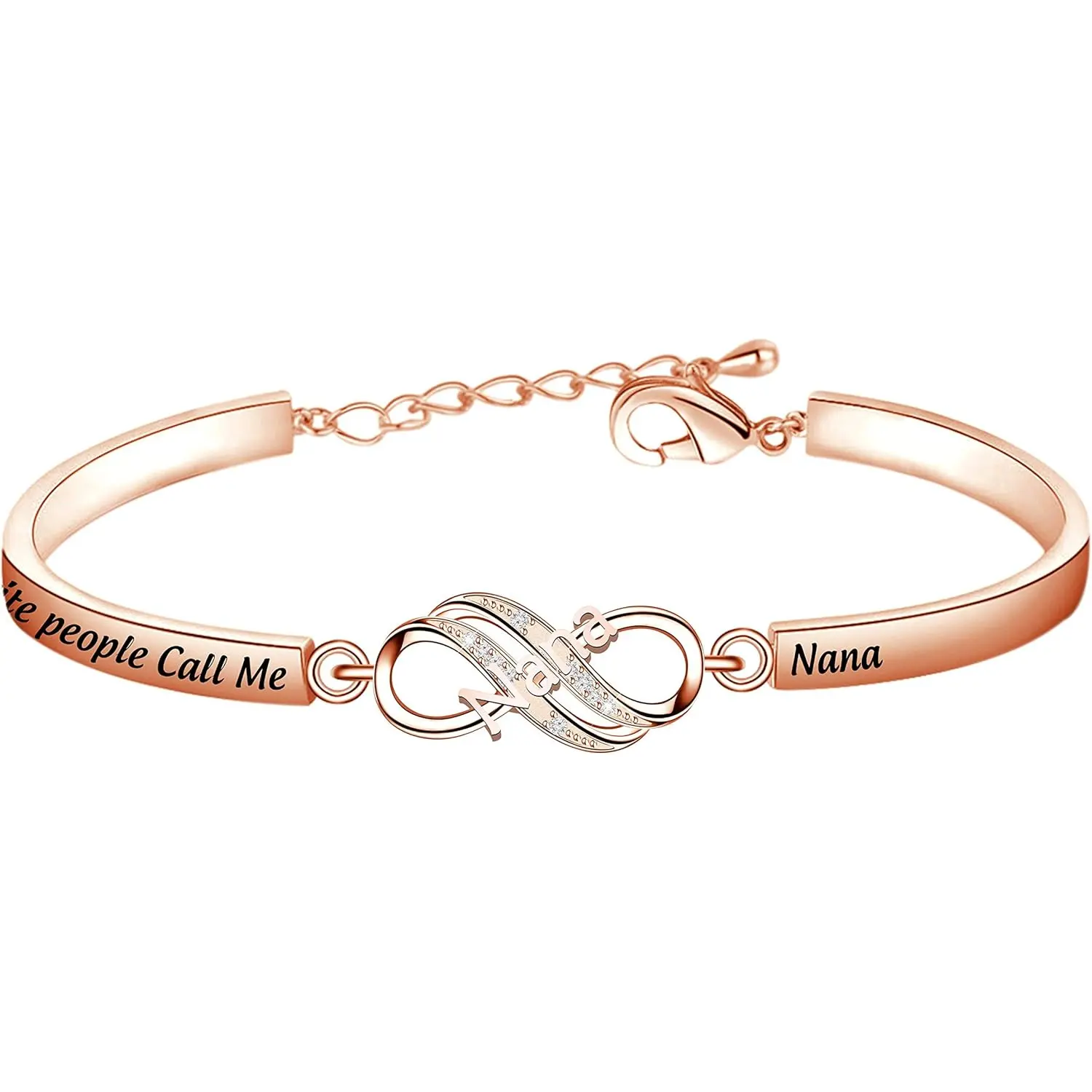 Grandma Bracelet My Favorite People Call Me Nana/Mimi/Nonna/Granny/Grandma Bracelet Gift for Grandmother