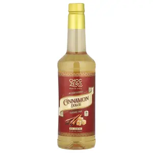 ChocZero Premium Syrup, Cinnamon Dolce, Sugar Free, 25.4 fl oz (750 ml)