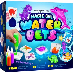Magic Water Elf Toy Kit with Magic Gels and Molds Imaginative Play Birthday Gifts Party Favors Family Friendly DIY STEM Projects Create Your Own Magic Gel Water Pets