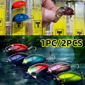 Bionic Mini Bug Fishing Lure, Realistic Insect Design, Ideal for Trout & Bass, Stream Fishing Gear, Durable Artificial Bait