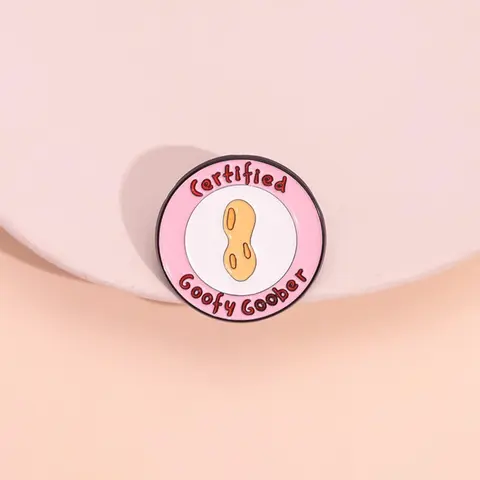 Cartoon Donut Design Brooch, Alloy Brooch Pin, Cute Letter Pattern Enamel Pin Clip Suitable for Backpacks, Jeans, Scarves, Hats Decoration, Fashion Accessories for Women & Men, Jewelry, Flower Brooch Pin