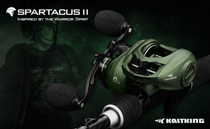 KastKing Spartacus II Baitcasting Fishing Reel,Reel Combo,6oz Ultralight Baitcaster Reel,spinning Super Smooth with 17.6 LB Carbon Fiber Drag, 7.2:1 Gear Ratio, 39mm Palm Perfect Lower Profile Design For Beginner Fishing Reel KastKing Spartacus II Baitcasting Fishing Reel,Reel Combo,6oz Ultralight Baitcaster Reel,spinning Super Smooth with 17.6 LB Carbon Fiber Drag, 7.2:1 Gear Ratio, 39mm Palm Perfect Lower Profile Design For Beginner Fishing Reel