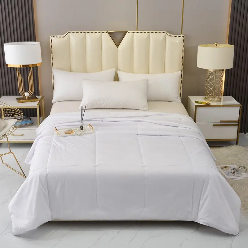 1pc Pure Color Mica Luxury Cool Summer Quilt, Mica Fiber Instant Cooling Single Twin Bedspread, Soft Breathable Washable Lightweight Blanket