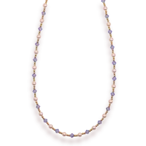 Blue Pearl June Necklace