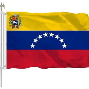 Freedom of Venezuela 8-Star Flag 3×5 ft | Fly Breeze | Bright & Durable | 100% Polyester | UV Resistant | Perfect for Lawn & Yard