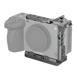 SmallRig HawkLock Quick Release Half Cage for Sony FX3 / FX30, with Cold Shoe and NATO Rail, Quick Release Plate for Arca, for Sony XLR Handle, for DJI RS 3 / RS 3 Pro/RS 4 / RS 4 Pro Gimbal - 4772