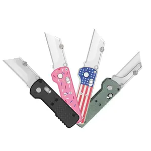 OKNIFE Otacle U1 Folding Utility Knife, Quick Change Box Cutter, EDC Knife with Pocket Clip for Office, Factory