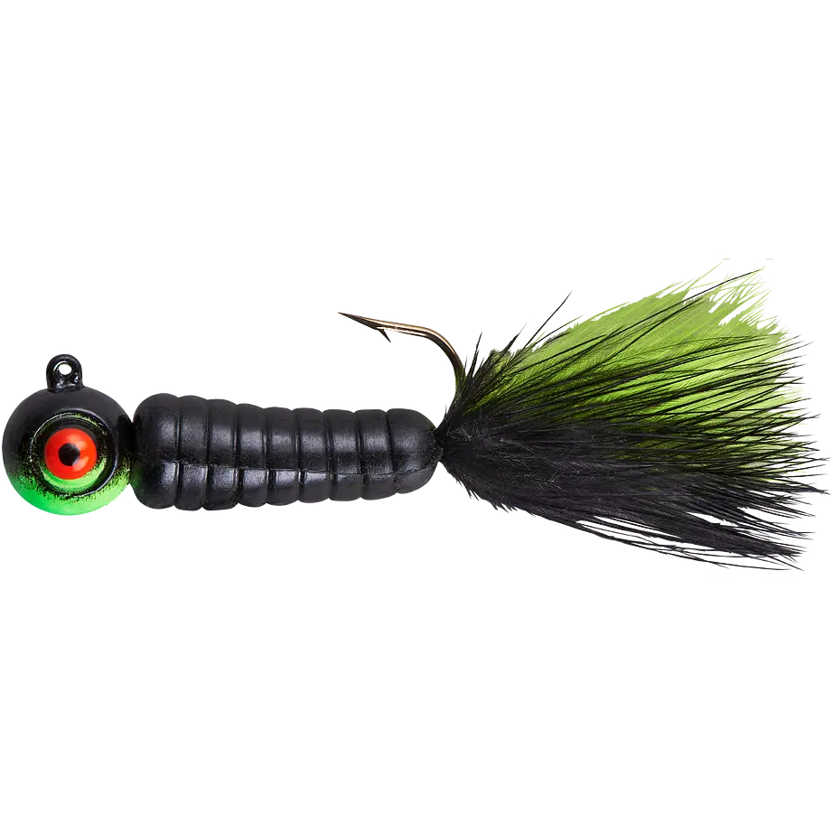 Lindy Fuzz-E-Grub Pre-Rigged Hair Tail Soft Grub 2 pack