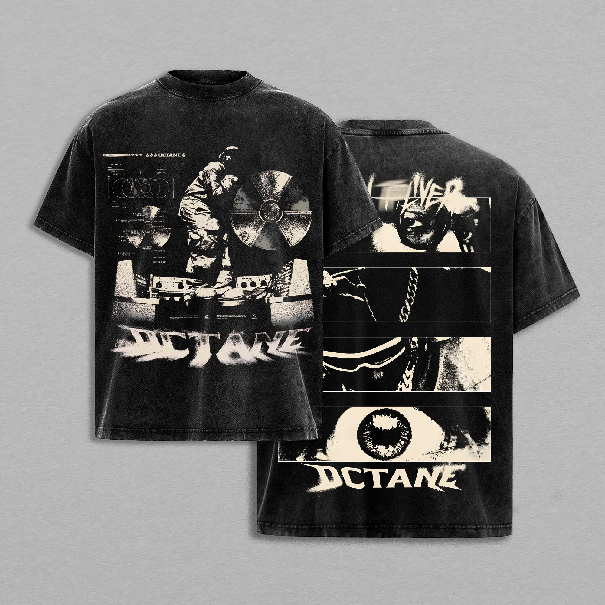 Octane Album 2026 Edition Graphic Tees, Donny Toliver Official For Toliver Gang Oversized Streetwear Shirt, Trendy Rap Music Apparel, Washed Cotton Top, Heavy Cotton Boxy Tee, Unisex Street Fit