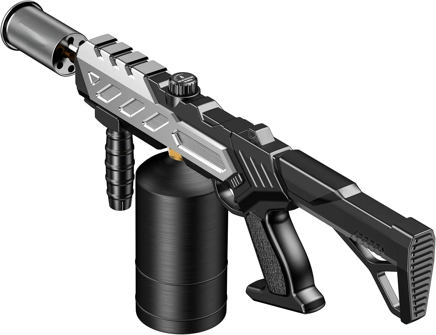 25.8" CSA Propane Torch Gun 2372°F Adjustable Flame BBQ Searing| Powerful Flamethrower Blow Torch, Instant Piezo Ignition, Ergonomic Grip; Weed Burner, Melts Ice; for Camping, Welding, DIY