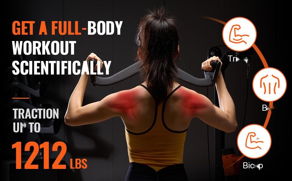 Lat Pulldown Bar And Tricep Handle Attachment For Cable Machines, V-Bar Accessory For Home Gym Strength Training, Durable Steel Construction, Compatible With Most Multi-Gym Systems And Weight Cables