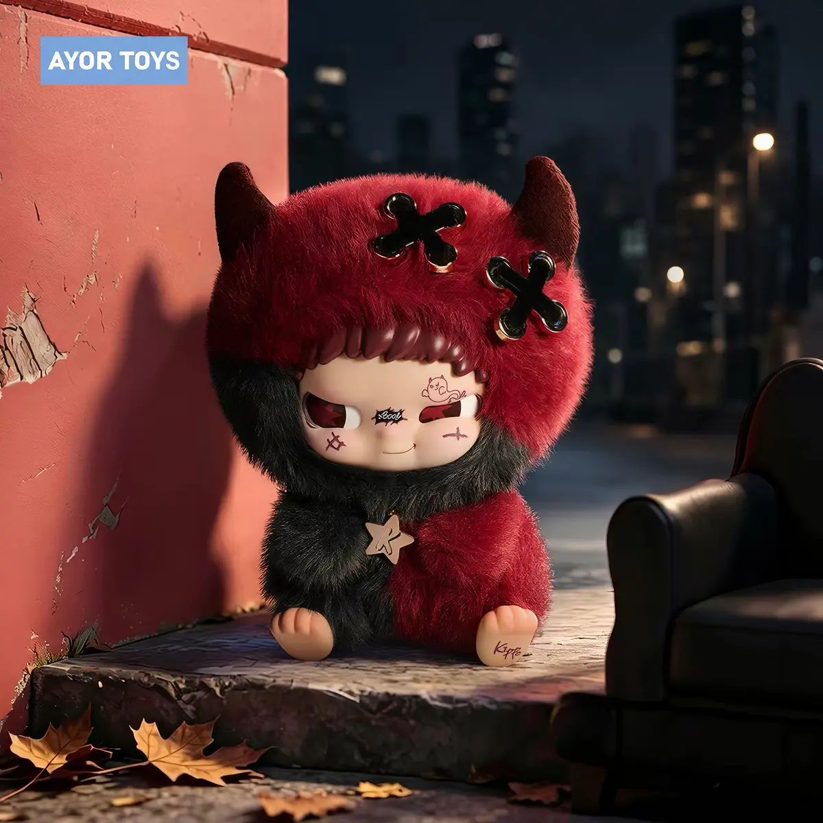 AYOR Cute Monster Plush Blind Box, Mystery Collectible Toy with Soft Plush Figure, Surprise Gift Box for Teens & Collectors, Kawaii Bag Charm Decoration