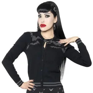 Bat Flock Grey Cardigan