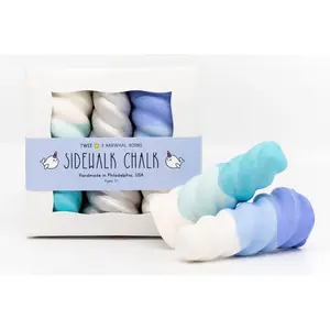 Ombre Narwhal Horn Handmade Sidewalk Chalk