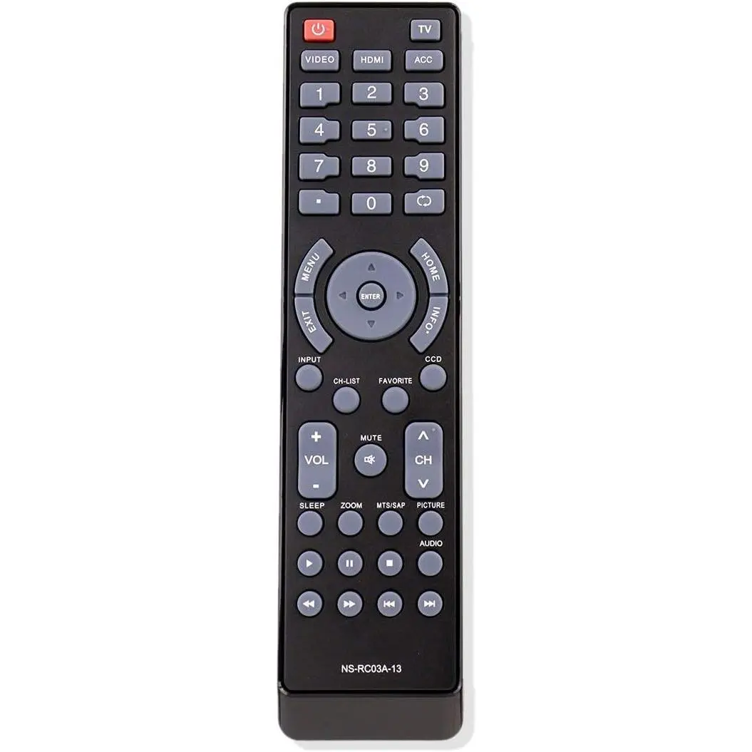 NS-RC03A-13 Remote Control Compatible with Insignia LCD LED TV NS-42L260A13 NS-46L240A13 NS-42E440A13 NS-24L120A13 NS-39E340A13 NS-32L121A13 NS-22E340A13 NS-42D240A13 NS-39E480A13 NS-29L120A
