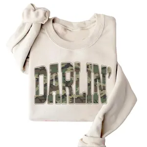 Western Darling Sweatshirt, Western Graphic Crewneck, Casual Cowgirl Pullover for Women