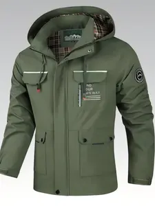 Men's Spring & Fall Jacket, Thin Windbreaker Coat, Hiking and Outdoor Casual Sports Jacket, Lightweight Outerwear for Men