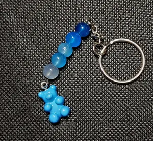Gummy bear keychain
