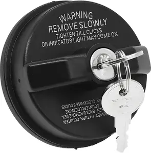 Locking Gas Cap, Lock Fuel Cap Compatible with Toyota 4Runner, Camry, FJ Cruiser, Tacoma, Tundra, Acura, Chevy Camaro, Honda CRV, Infiniti, Isuzu, Mazda, Nissan, Corolla, Buick, Cadillac, GMC, More