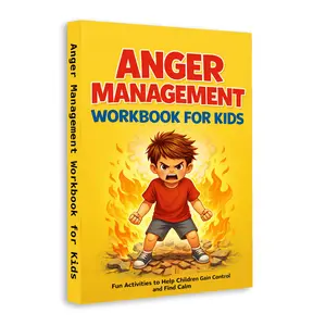 Anger Management Workbook for Children Ages 7-14: Emotional Regulation Activities, Calm-Down Strategies, Coping Skills, Self-Control Exercises, Mindfulness Tools and Social Skills Practice