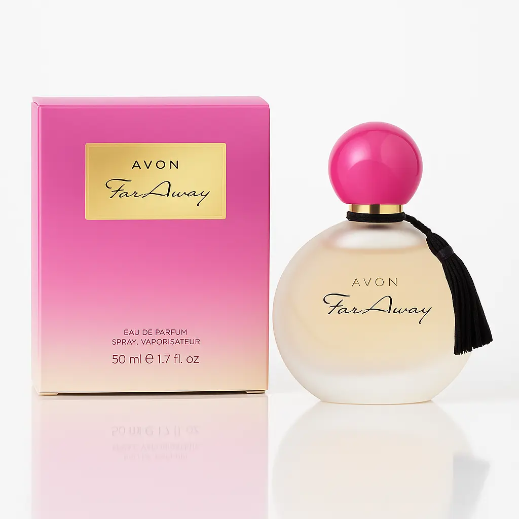 AVON Far Away Eau de Parfum Spray 1.7 fl oz / 50 ml Long Lasting Floral Amber Fragrance for Women