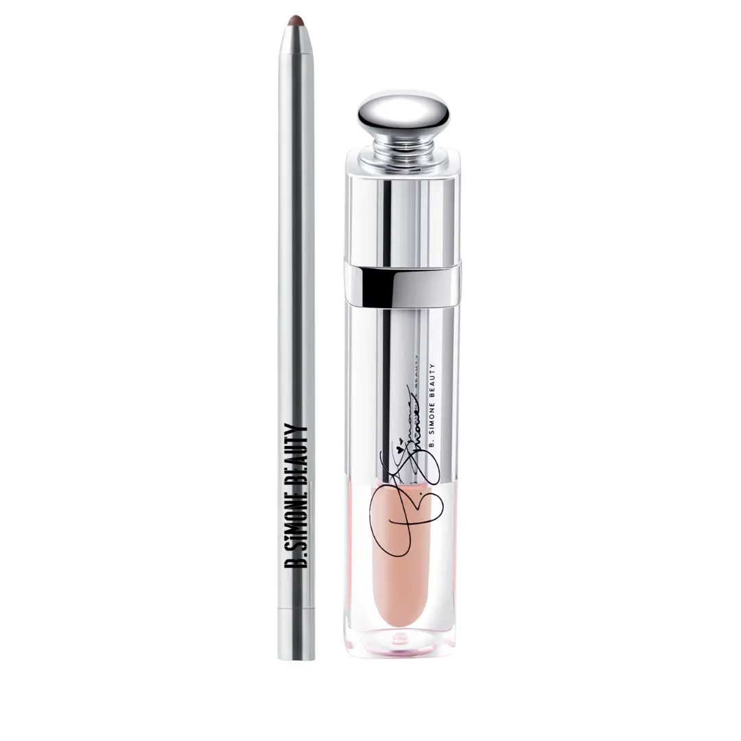 B.Simone Beauty x Stormi Steele Bundle ! Lip Gloss + Lip Liner combo