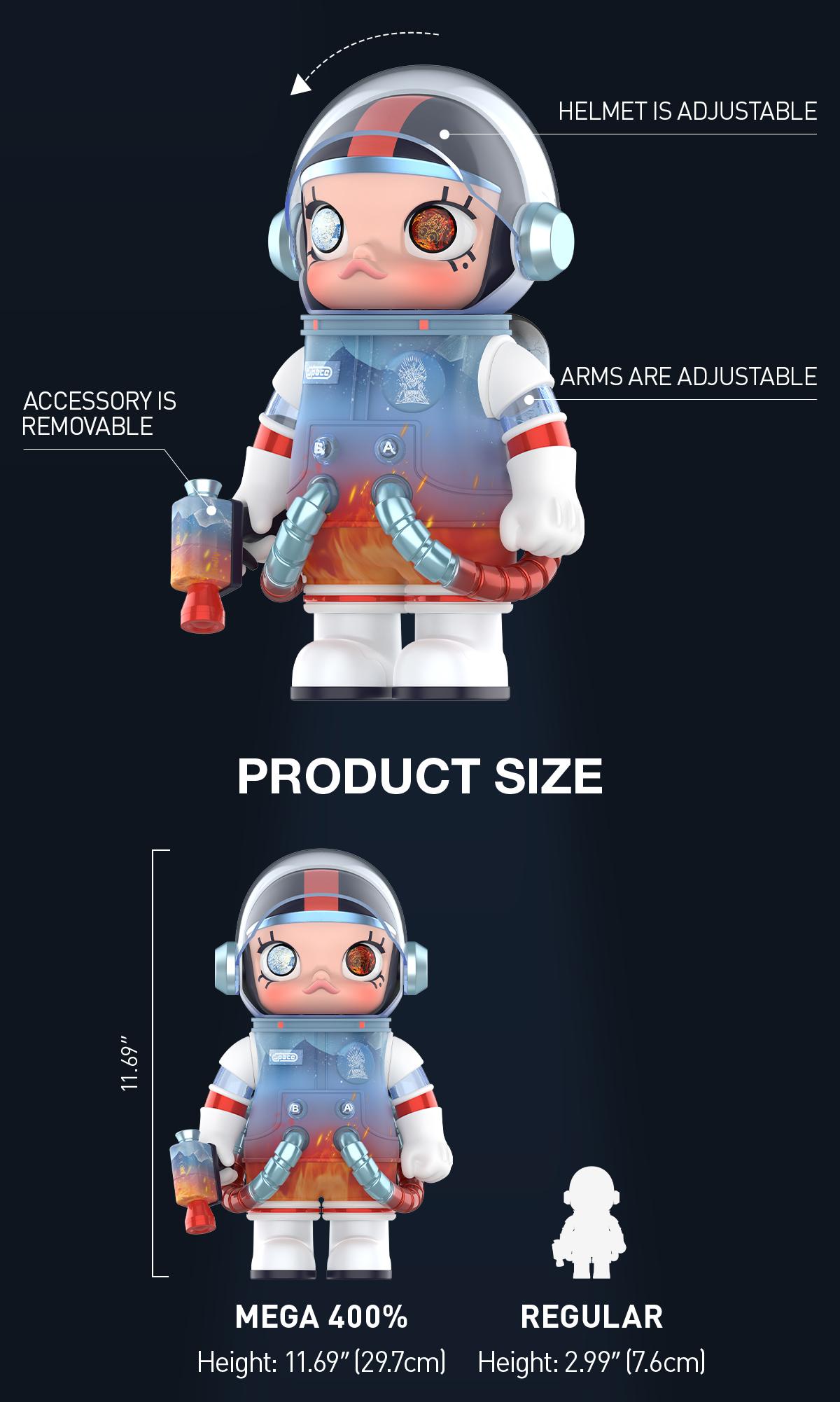 POP MART MEGA SPACE MOLLY 400% Game of Thrones
