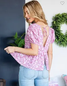 Petal Kiss Peplum Top