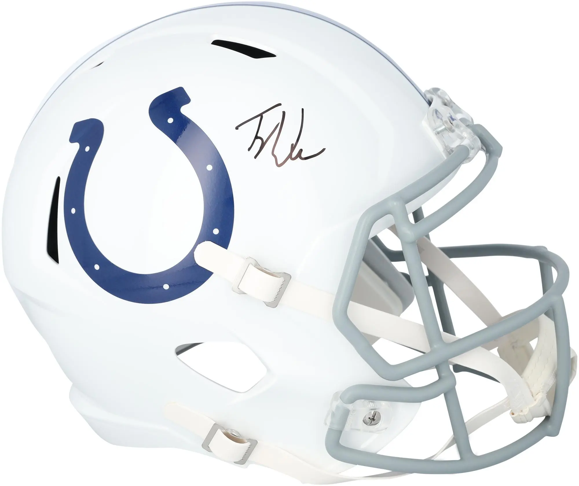 Tyler Warren Indianapolis Colts Autographed Riddell Speed Replica Helmet - Fanatics Authentic Certified