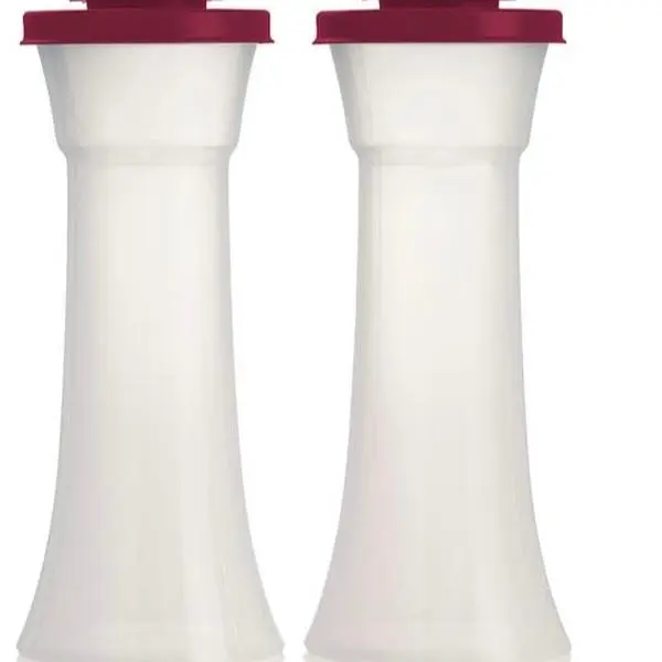 LARGE HOURGLASS SALT AND PEPPER SHAKERS Containers Utensils