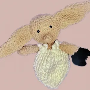 Potter Pouch Pal Dobby the House Elf Crochet Toy Plushy Toy Yarn Snuggler