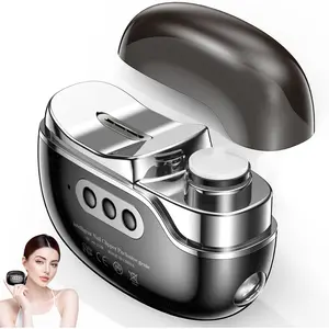 Electric Nail Clipper-3 in 1 Baby Nail Trimmer with Light & 3 Speeds, Fingernail Trimmer, Polisher & Clip Storage, USB Rechargeable Automatic Nail File for Baby, Kids, Adult Gift(Black)