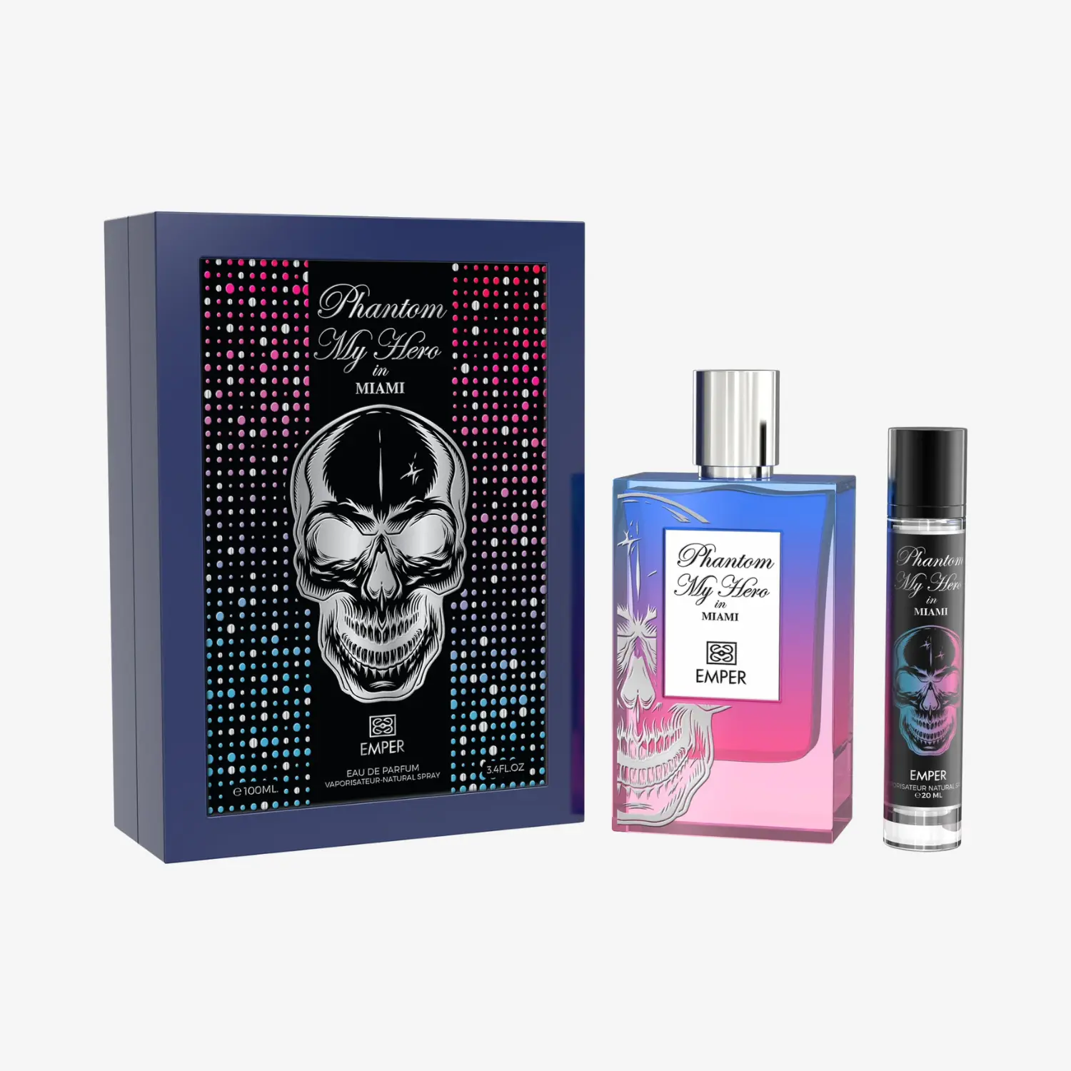 Emper Phantom My Hero in Miami 100 + 20ml EDP for Men