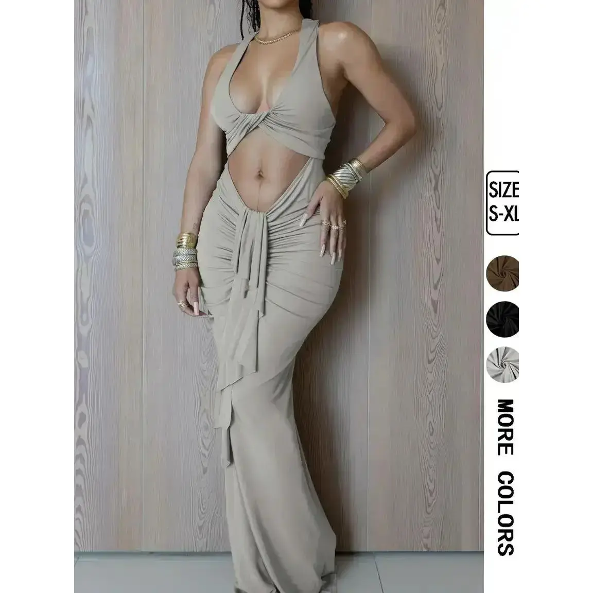 slim fit dress slacks Dimension Tank Maxi Dress main image 1