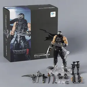 Revoltech Yamaguchi Ninja Gaiden Ryu Hayabusa 1/12 Scale Articulated Action Figure With Bonus Collectible Model For Game Fans