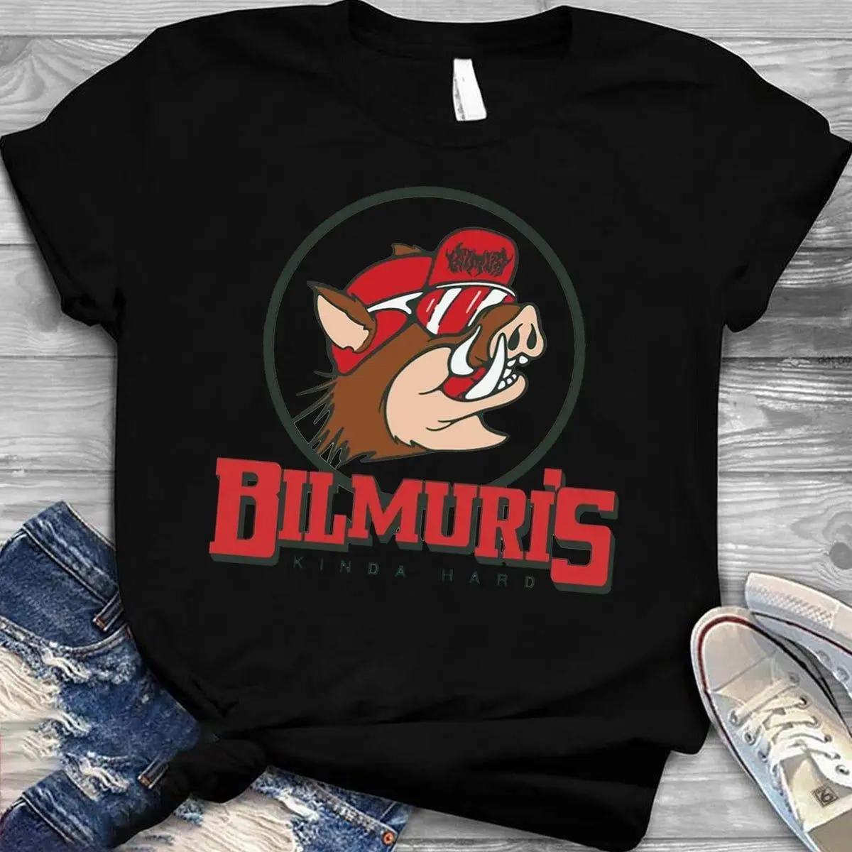 Bilmuri Tee: Bangin' & Slangin' Design, Unisex Cotton