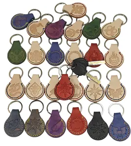 Handmade Keychain Leather Warhammer 40k Chaos Space Marine Set of 2