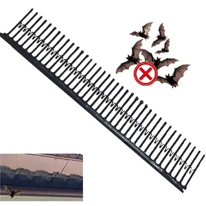 1 PCS Bird deterrent prevents birds and bats from roosting, drives away birds, enhances eaves ventilation, 1-meter plastic bird spikes protection