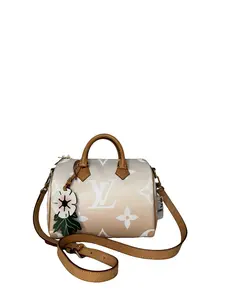 Pre-owned Louis Vuitton Coated Canvas Hand Bag Monogram Giant Gradient Speedy Bandoulliere 25