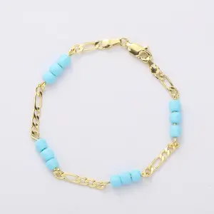 Trendytry 14K Real Gold Plated Protection Bracelet for Parent-Child Matching Jewelry - Hypoallergenic & Durable Family Bonding Accessory shop  mom