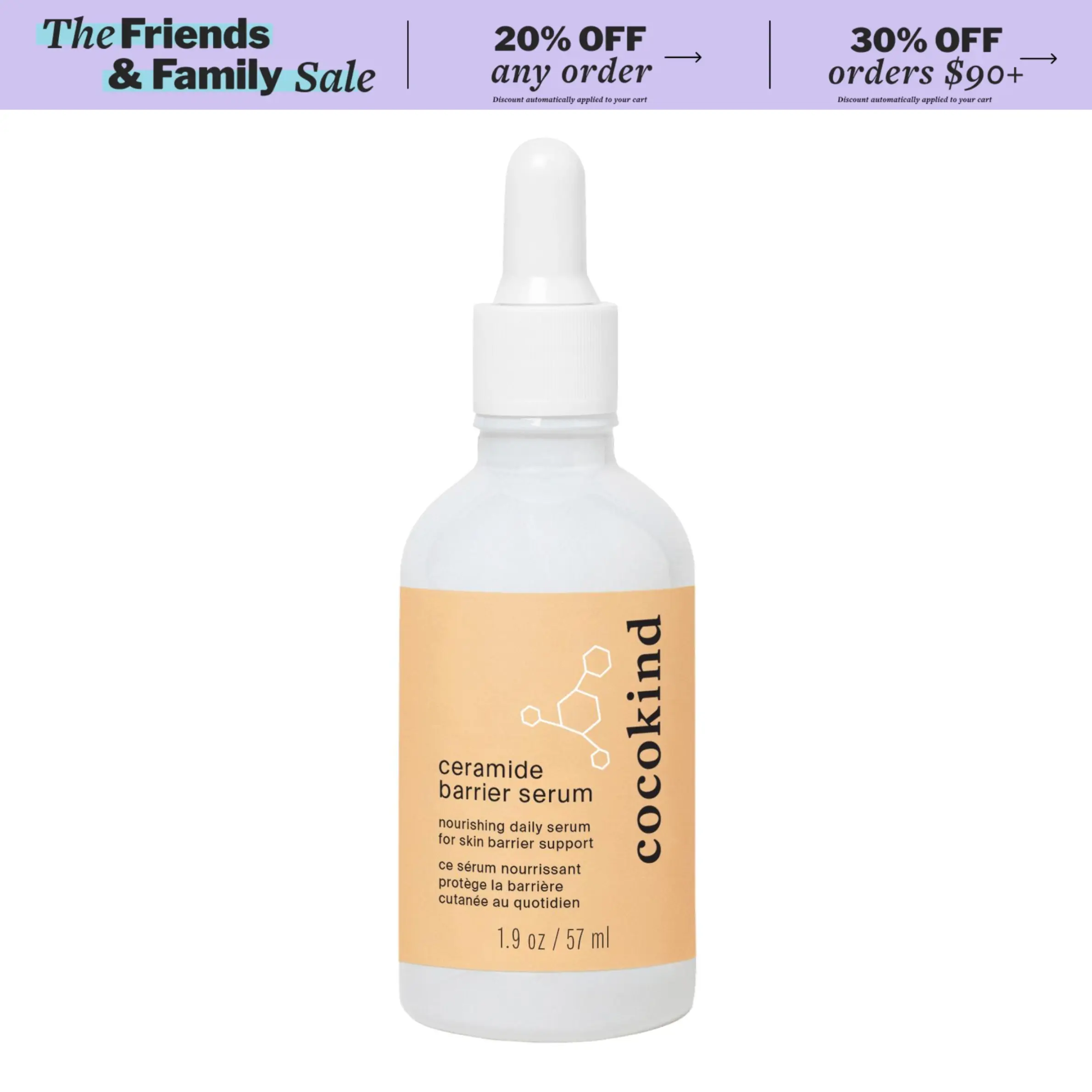 [cocokind] Jumbo Ceramide Barrier Serum | Hydrating & Barrier Support | Sensitive Skin-Friendly