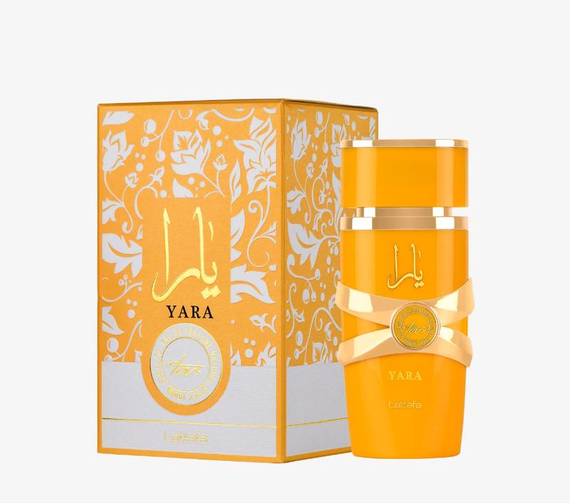 Lattafa Yara 100ml Pure Concentrated Perfume with Elegant Pink Design & Silver Accents for Strong Lasting Aromatic Appeal Arabian Fragrance Edp Tester