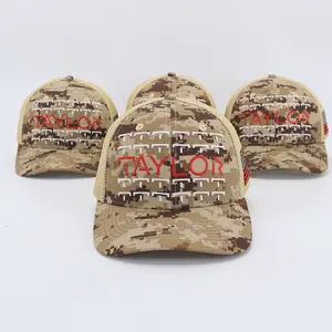Tan Army Fatigue Dice Taylor Trucker Hat