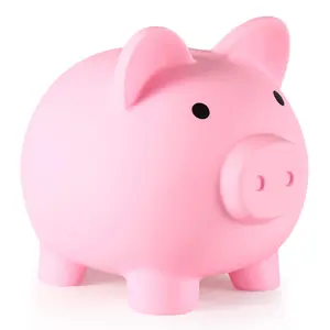 Piggy Bank, Unbreakable Plastic Money Bank, Coin Bank for Girls and Boys, Medium Size Piggy Banks, Practical Gifts for Birthday, Easter, Christmas