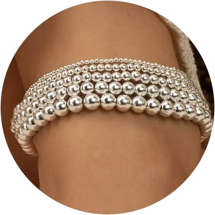 5PC SL BEADED ANKLET