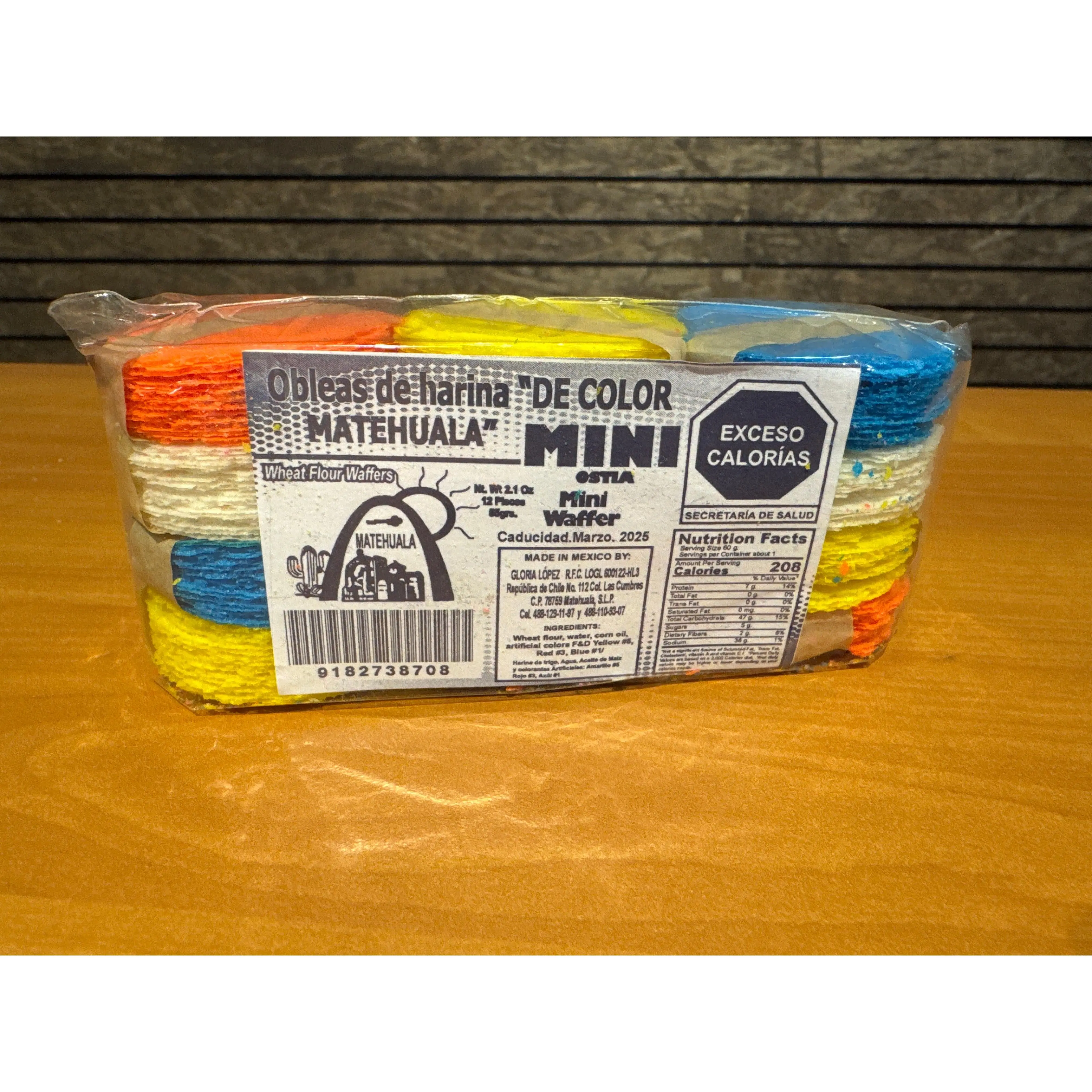 MATEHUALA OBLEA MINI (12 PCS)