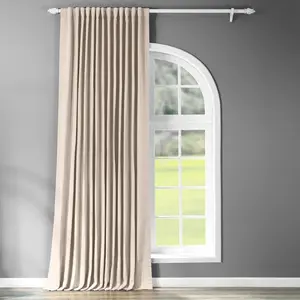 Half Price Drapes Solid Extra Wide Room Darkening Curtain