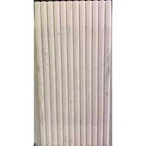 Shellstone Myra Honed Limestone Fluted 12x24 Tile