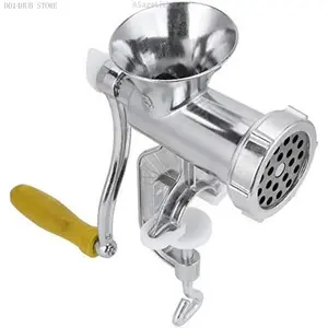 Manual Cast Iron Meat Grinder |       Heavy-Duty Sausage Maker for Homemade Burgers & Ground Beef  Grain Mill GraterASageLiving27DD14HUB STORE