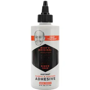 - TTB-6-D-B  Fabric and Leather Adhesive, 6 oz Bottle, TG06H